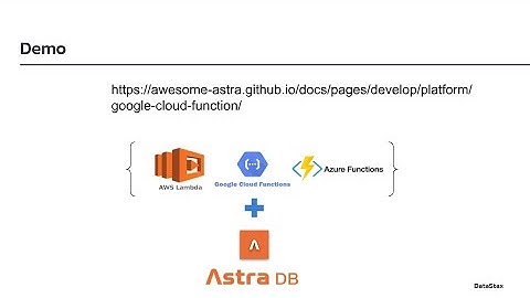 Google Cloud Functions and Astra DB in 5 minutes