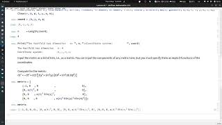 General Relativity - U02 ComputerLab Curvature Using Mathematica