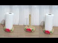 COMO FAZER PORTA PAPEL TOALHA FÁCIL #homedecor