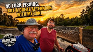Cave Run Lake Ramey Creek fishing access point and Spillway fishing