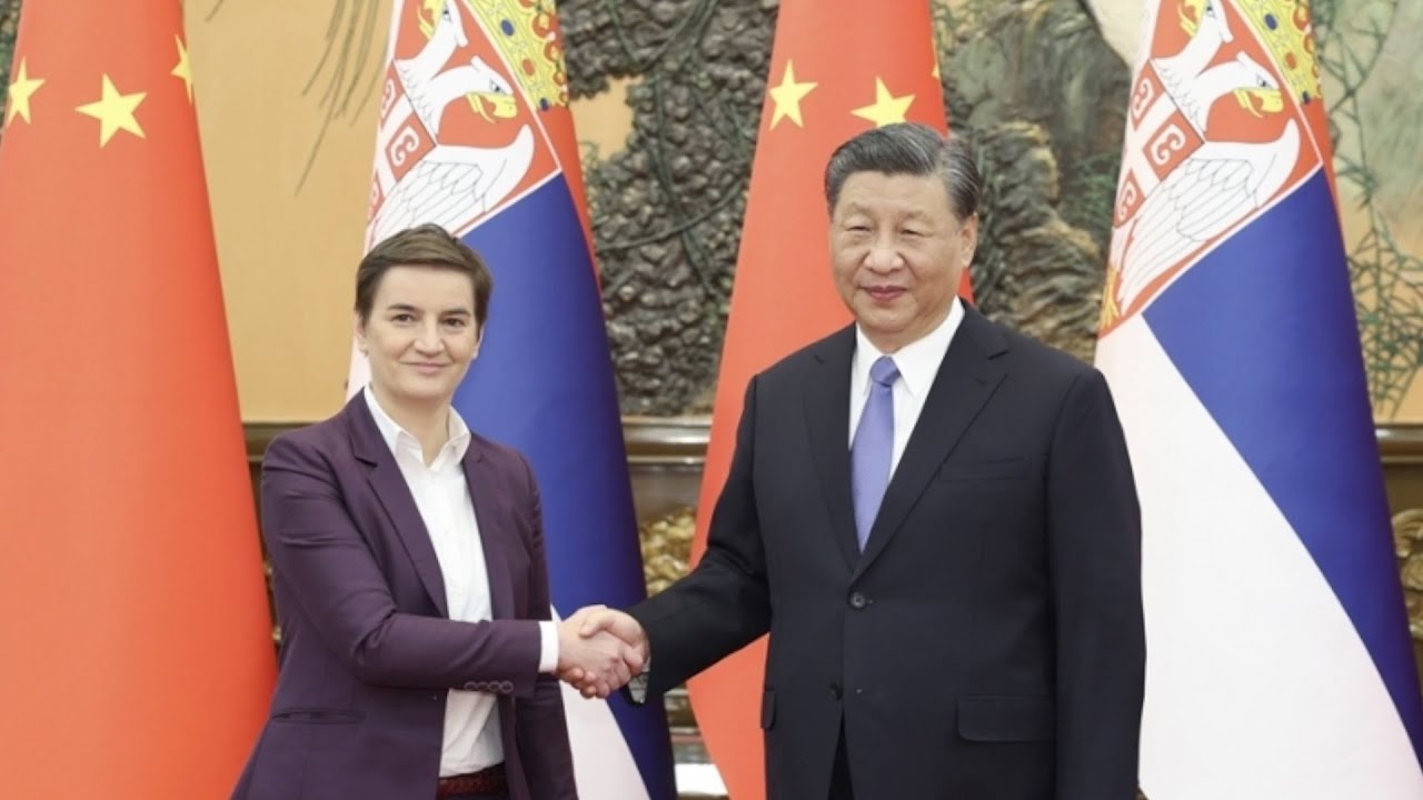 Xi Jinping meets with Serbian Prime Minister Ana Brnabic