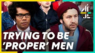 Roy & Moss Pretend To Like Football | The IT Crowd