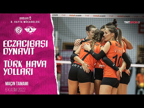 Eczacıbaşı Dynavit 3 - 1 Türk Hava Yolları (Maçın Tamamı) | 2022-2023 Sultanlar Ligi