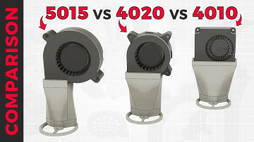 3D Printer Part Cooling FANS COMPARISON (AIRSPEED / NOISE / WEIGHT) - 5015 vs 4020 vs 4010