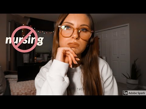 I QUIT NURSING SCHOOL | red flags, letting people down, mental health