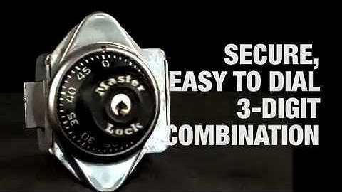 1652 Built-In Combination Lock Features