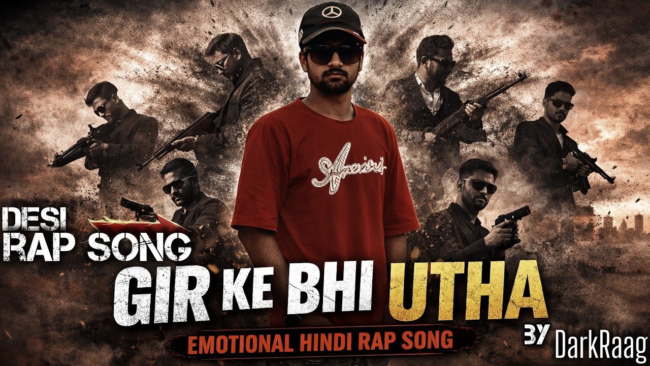 Gir Ke Bhi Utha | Emotional Hindi Motivational Rap Song | DarkRaag