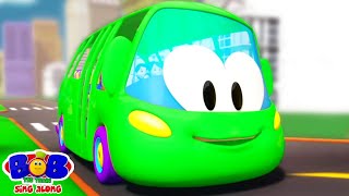 Wheels On The Bus Go Round And Round, Vehicle Song & Nursery Rhymes For Children