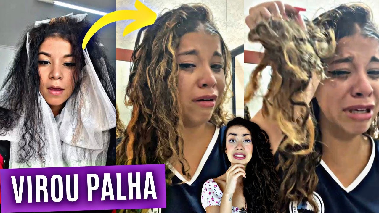 CHOROU MUITO!! DETONOU OS CACHOS COM MORENA ILUMINADA! (FEZ TESTE DE MECHAS)