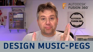 Fusion 360 — How To Turn Drawing into Music Pegs — Ask LarsLive