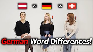 Word Differences Between German Language Countries!! (Austria,Germany,Switzerland)