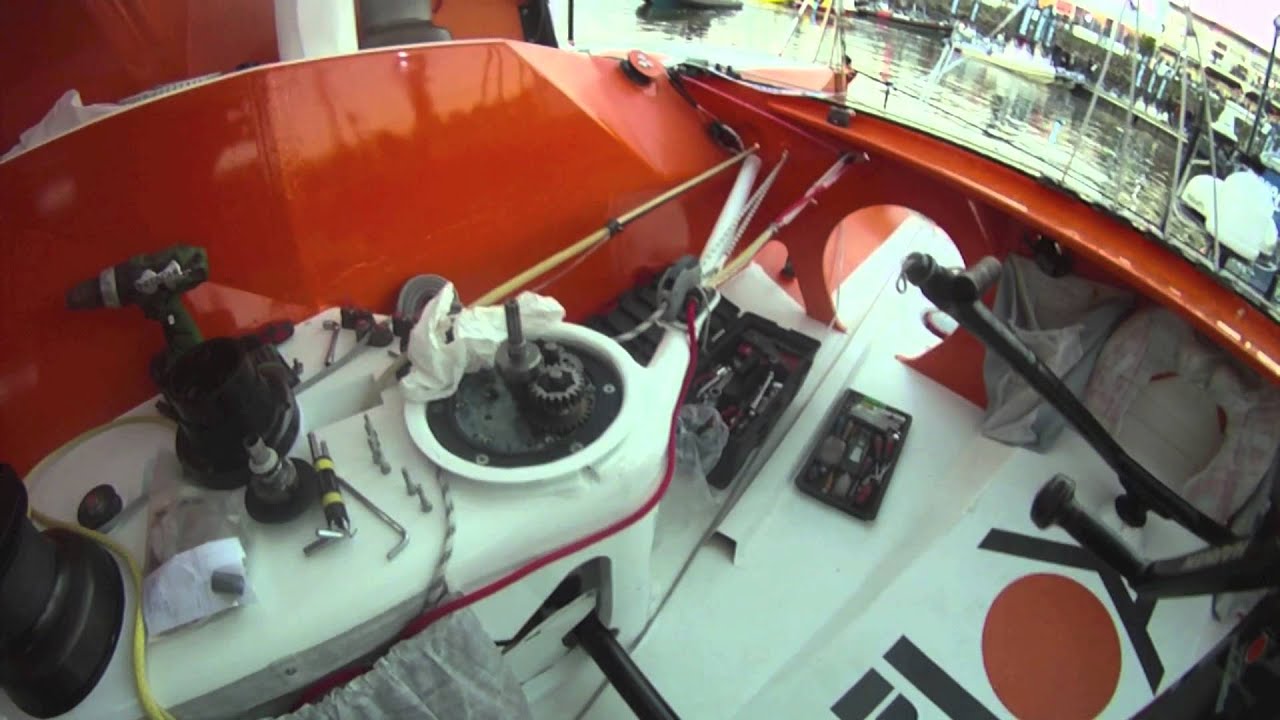 PRB boat tour with Sailing Anarchy at the 2012 Vendee Globe start - YouTube