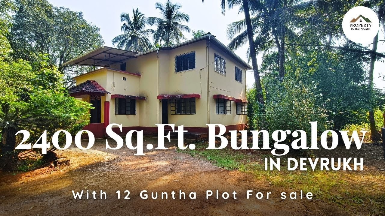 House 12 gunthe land 2400sqft devrukh Property In Ratnagiri - YouTube