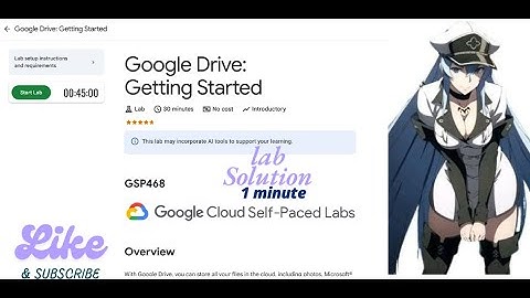 Google Drive: Getting Started || GSP468 || Qwiklabs Arcade 2025.