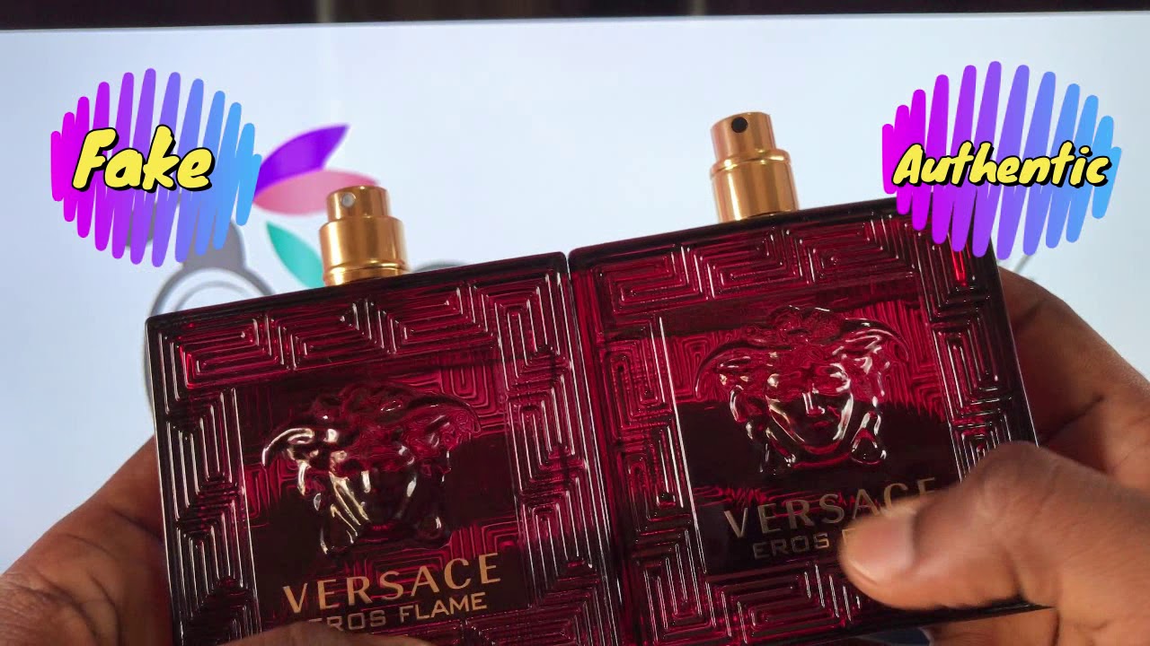Versace Eros Flame FAKE vs Authentic 