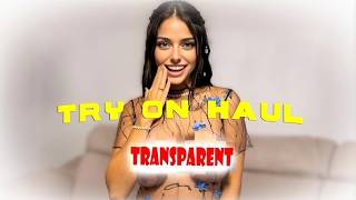 4K Try On Haul Transparent Shein 2025 Stunning Lingerie & See-Through Dress No Bra Trend Cleaning