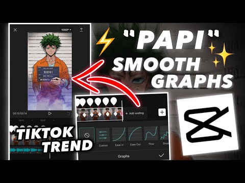 PAPI SMOOTH GRAPHS CAPCUT TUTORIAL | PAPI TIKTOK NEW TREND TUTORIAL | BIZZEY - TRAAG CAPCUT | KG