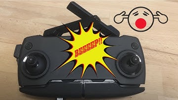 DJI Mavic Mini - Reduce the volume of the annoying beeping without soldering.