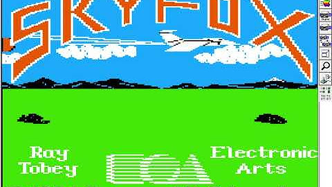 Skyfox theme music, Apple II with Mockingboard
