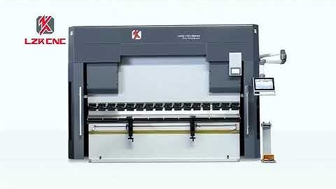LZKCNC Electro-hydraulic servo CNC press brake with DA53TX controller，6+1axes