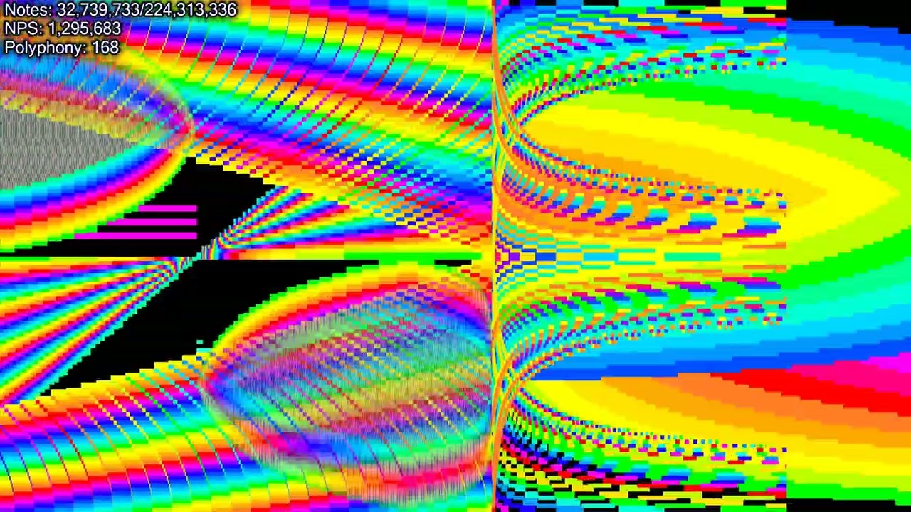 [Black MIDI]ooo 000 Toilet Story 3 8bit MF+Piano Horizontal