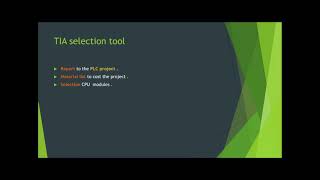 TIA selection tool