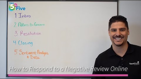5 in Five: How to Respond to a Negative Review Online
