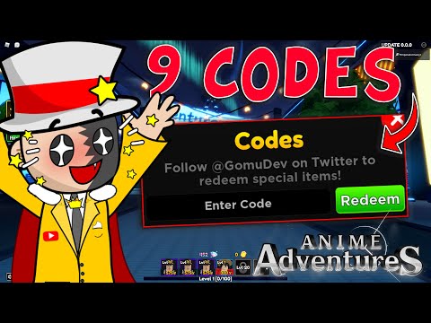 Roblox - Anime Adventures - Lista de codes e como resgatá-los
