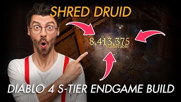 Stormwolf Shred Druid Best Diablo 4 A-tier Endgame Build