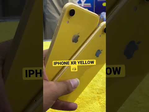 🍎 APPLE IPHONE XR YELLOW 💛👑 #shorts #skymobilemart #iphonexr