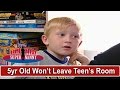 5yr Old Refuses To Leave Teen Brother's Room | Supernanny
