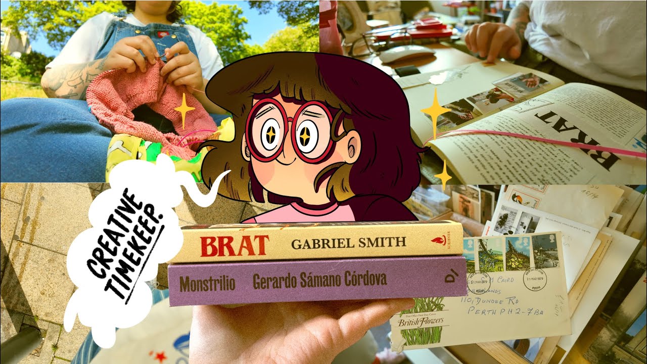 ✨ creative timekeep ep.12 : journal deep dive, cosy parks, used stamps and horror books ✨