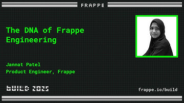 The DNA of Frappe Engineering | Jannat Patel