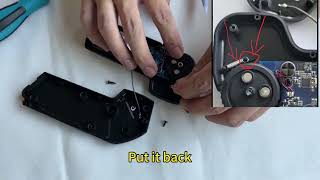 If the remote spring fall off. How to fix it?