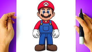 Como DESENHAR o SUPER MARIO BROS do FILME - Como DIBUJAR a SUPER MARIO BROS de la PELICULA