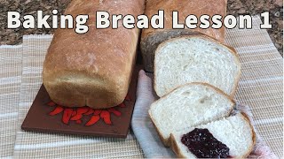 First Lessons in Baking Bread: Part 1