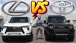 2024 Lexus GX550 vs 2024 Toyota Land Cruiser: Which Toyota Is Best?