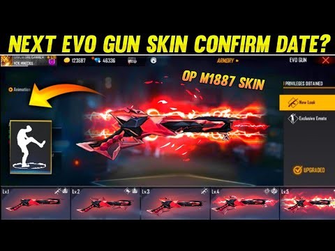 NEXT EVO GUN SKIN FREEFIRE, UPCOMING EVO GUN SKIN, EVO XM8 GUN SKIN  FREEFIRE