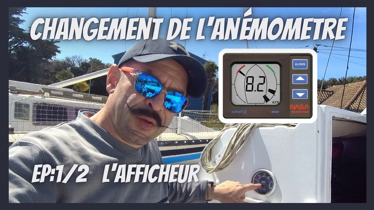 ⁣Changement de l'anémomètre du KELT 7.60 Ep: 1/2