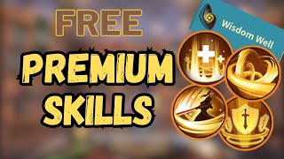 HOW TO OBTAIN PREMIUM SKILLS AS A F2P PLAYER | Beginner's Guide | Infinity Kingdom