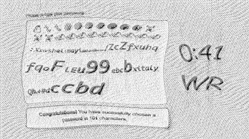 The Password Game Speedrun 0:41 (Pre-Typed, Spreadsheet)