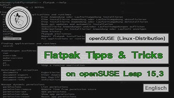 Flatpak Tips & Tricks on openSUSE Leap 15.3 - [EN]