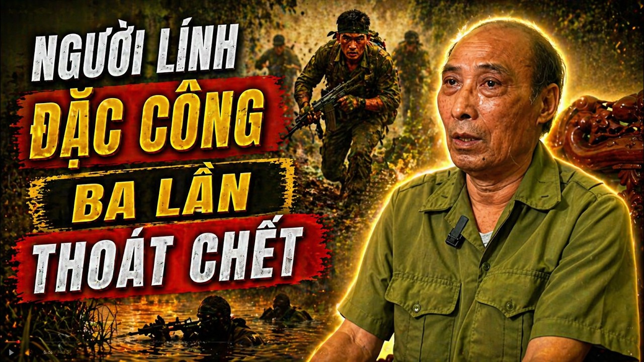 NGƯỜI LÍNH ĐẶC CÔNG KỂ VỀ CHUYỆN BA LẦN THOÁT CHẾT