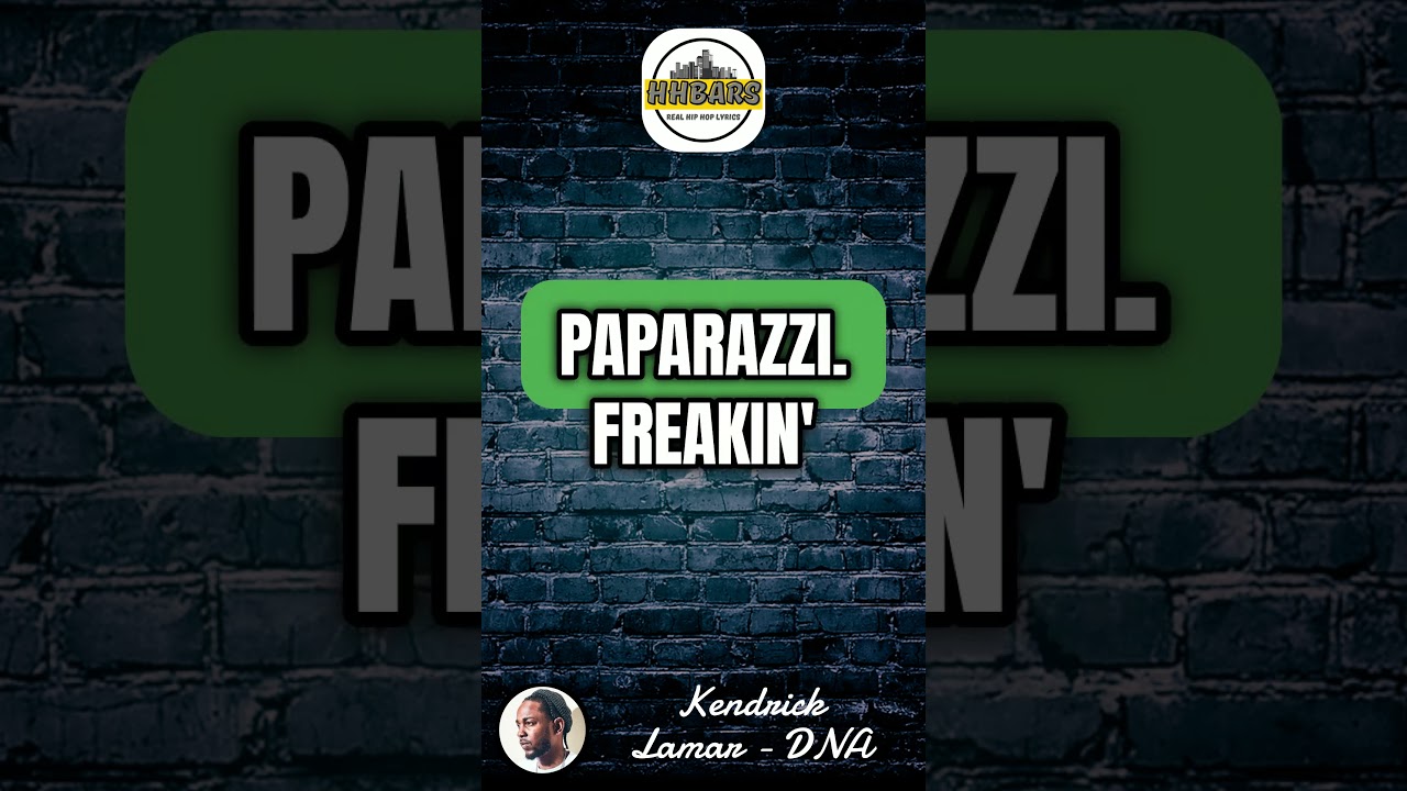 Kendrick Lamar - DNA (2nd Verse)