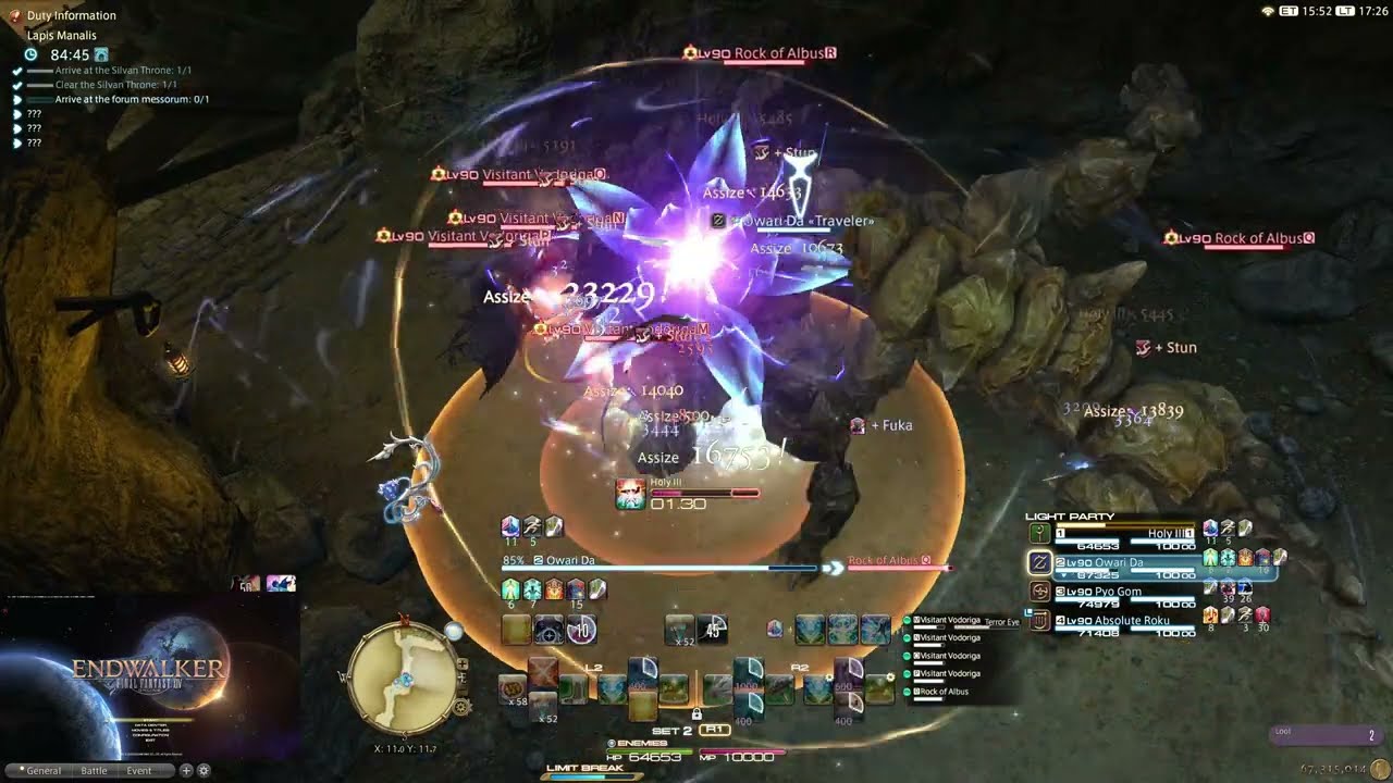 FINAL FANTASY XIV ONLINE - Level 90 Dungeon : Lapis Manalis - White Mage WHM POV