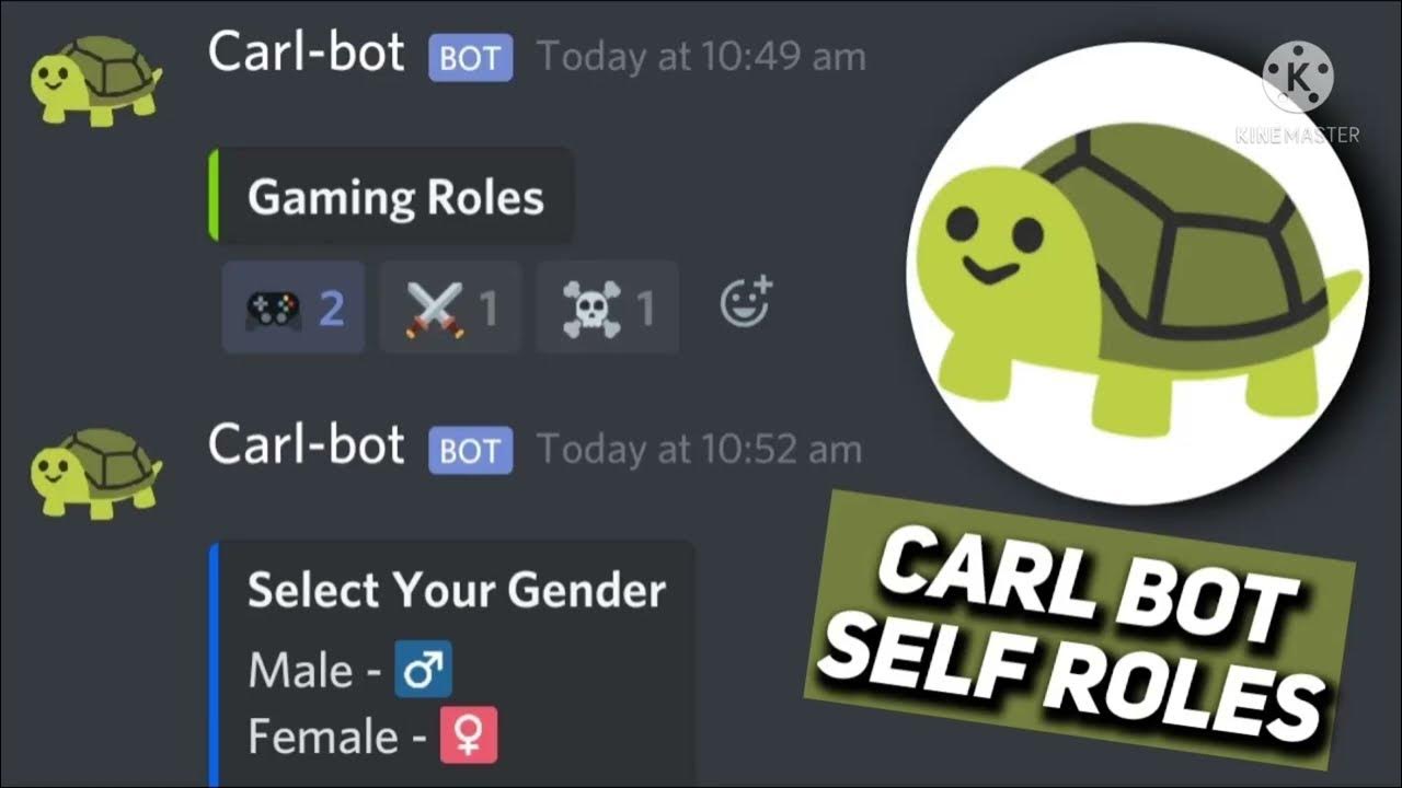 how to setup Carl bot self roles #discord - YouTube