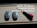 Reset a garage door remote controls  marantec comfort 2202