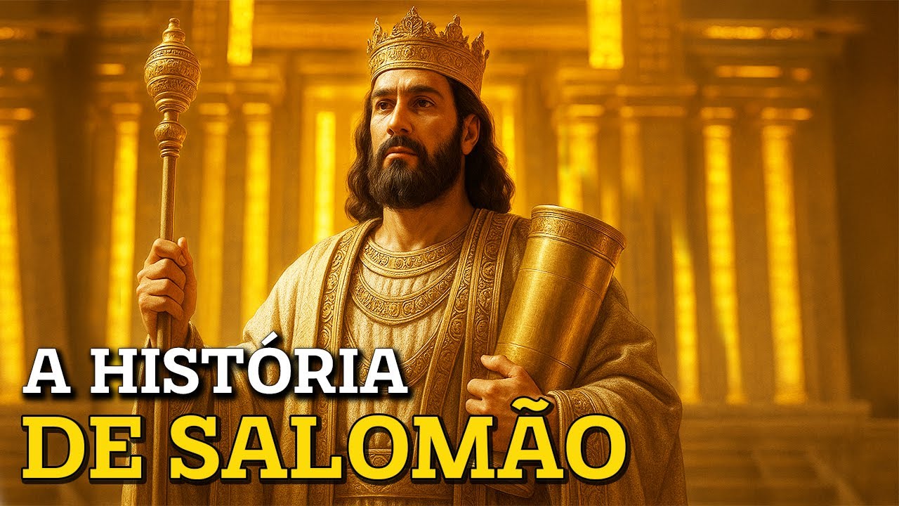 🌟Salomão: O Rei Mais Sábio e Rico que Caiu na Idolatria | História Bíblica Chocante
