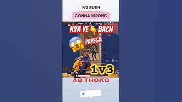 1vs3 Hard Rush #bgmi #1v3 #1vs3clutch #1vs3shorts #tigerabhi  #1v4 #1vs4