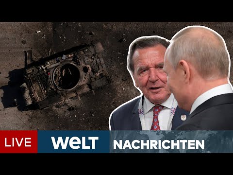 UKRAINE-KRIEG: Russischer Ring um Kiew wird enger – Ex-Kanzler Schröder bei Putin | WELT Newsstream